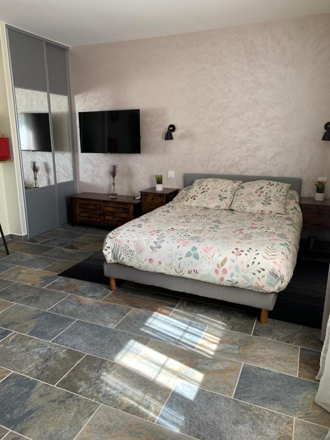 Studio Independant Avec Piscine Et Jardin L'Abergement-Sainte-Colombe Esterno foto